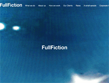 Tablet Screenshot of fullfiction.com